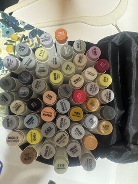 Ohuhu Alcohol-Based Marker Set - Assorted Neutral & Gray Tones
